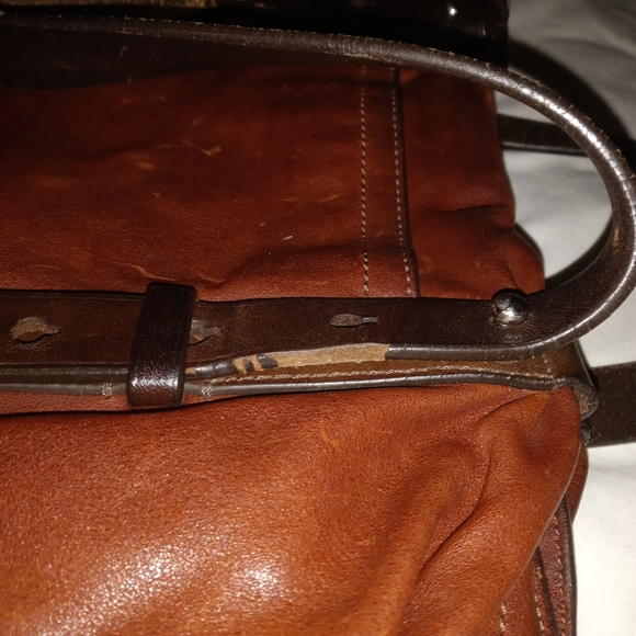 Beautiful Vintage Coach Leather Skinny Tote - Picture 9 of 13